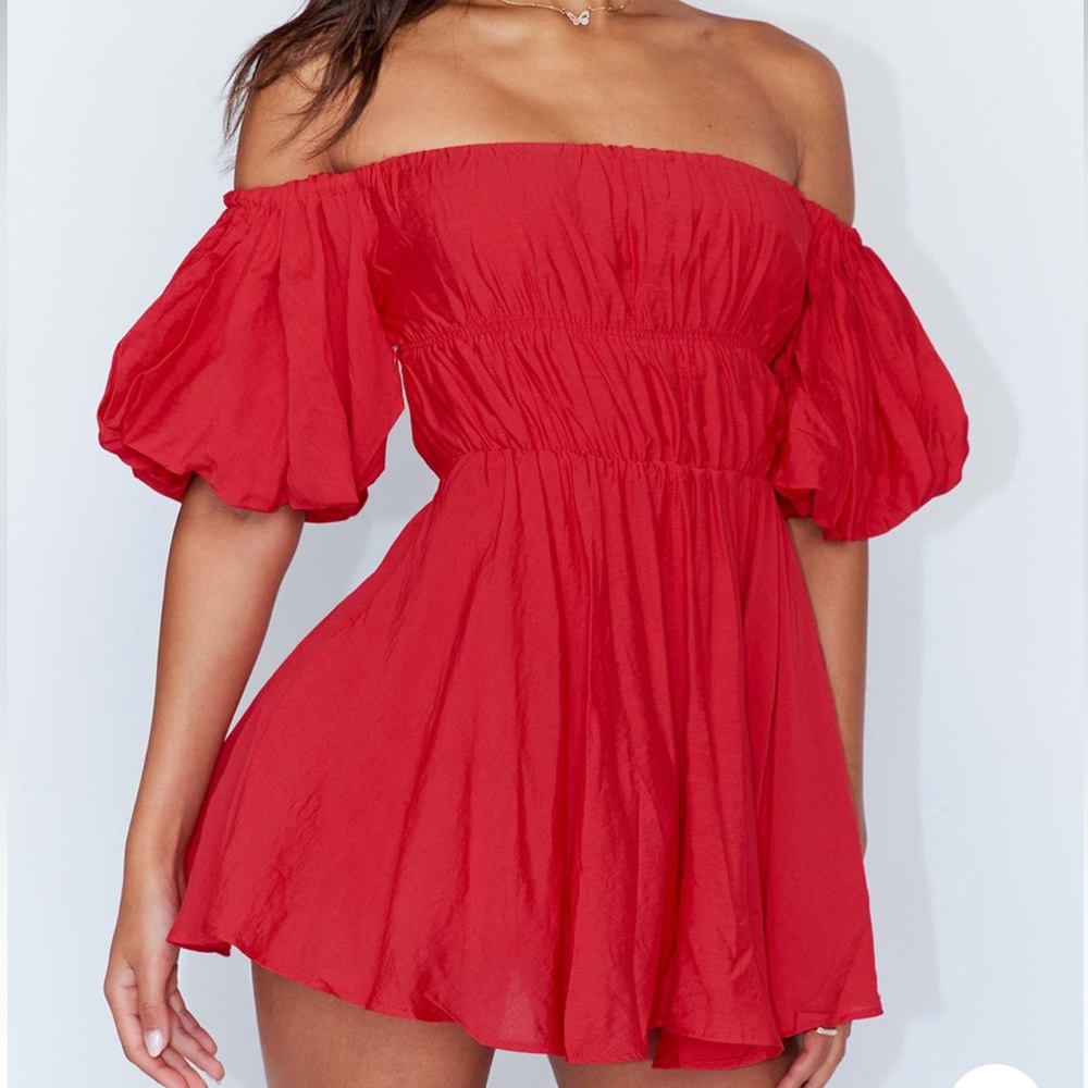 Princess Polly Red Halton Mini Dress NWT size 0